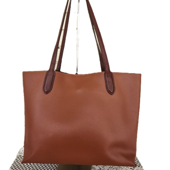 Coach Willow Colorblock Saddle Leather Shoulder Bag - Picture 3 of 11